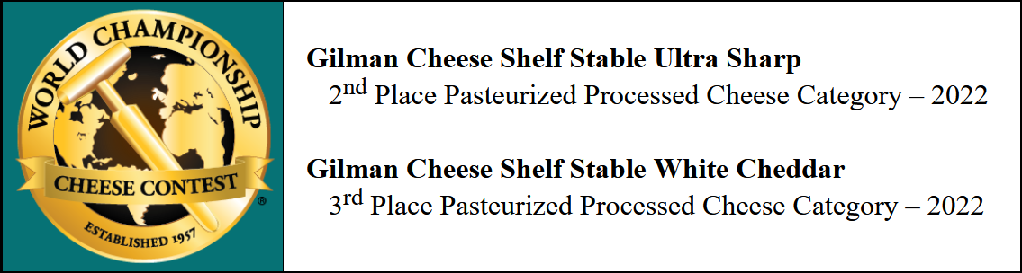 Gilman Cheese has won many awards at the world cheese championship